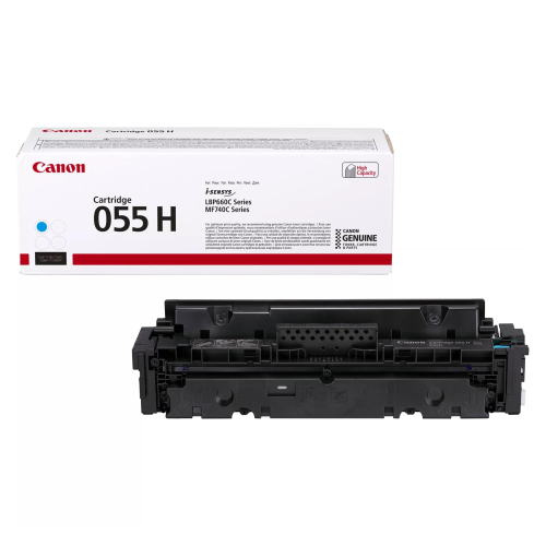 CANON 055H TONER ORIGINALE ALTA CAPACITA' 5.900 PAG COLORE CIANO